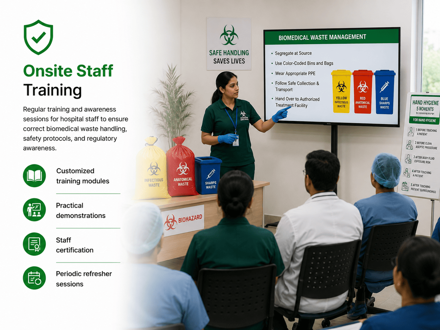 Onsite Staff Training — DKS Biomedical Waste